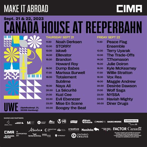 28 Canadian Acts are Heading to Canada House at Reeperbahn Festival ...