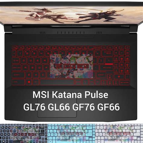 Jual Keyboard Protector MSI Katana Pulse GL76 GL66 GF76 GF66 Indonesia