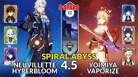 New Spiral Abyssneuvillette Hyperbloom Yoimiya Vaporize Floor