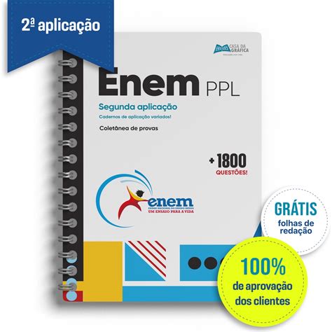 Apostila ENEM PPL 2022 2ª aplicação 10 ANOS de Provas Gabaritos