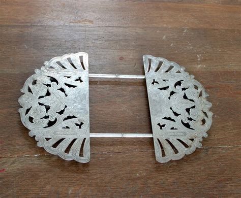 Two Pieces Vintage Trivets Expandable Hot Plate Silver Plated