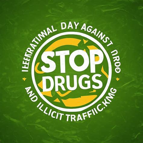 International Day Against Drug Abuse And Illicit Trafficking Banner