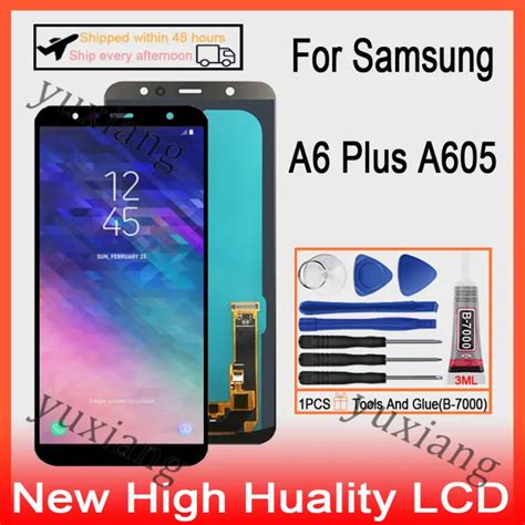 Amoled For Samsung Galaxy A6 Plus 2018 A605 A605f A605fn Lcd Display Touch Screen Digitizer