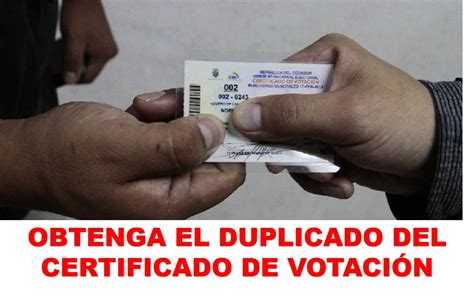 Sacar Duplicado De Certificado De Votación 【2025】