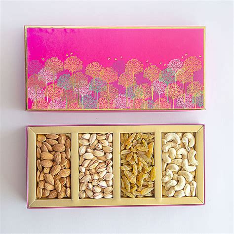 Buy Send Bird Illustrated Dry Fruits Box By Kesar Online FNP