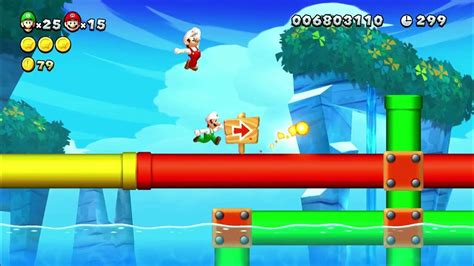 New Super Mario Bros U Deluxe 🌰 Zweispieler In Einer Lustigen