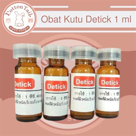 Jual Obat Kutu Tetes DETICK Obat Kutu Anjing Kucing DETIK DETIC