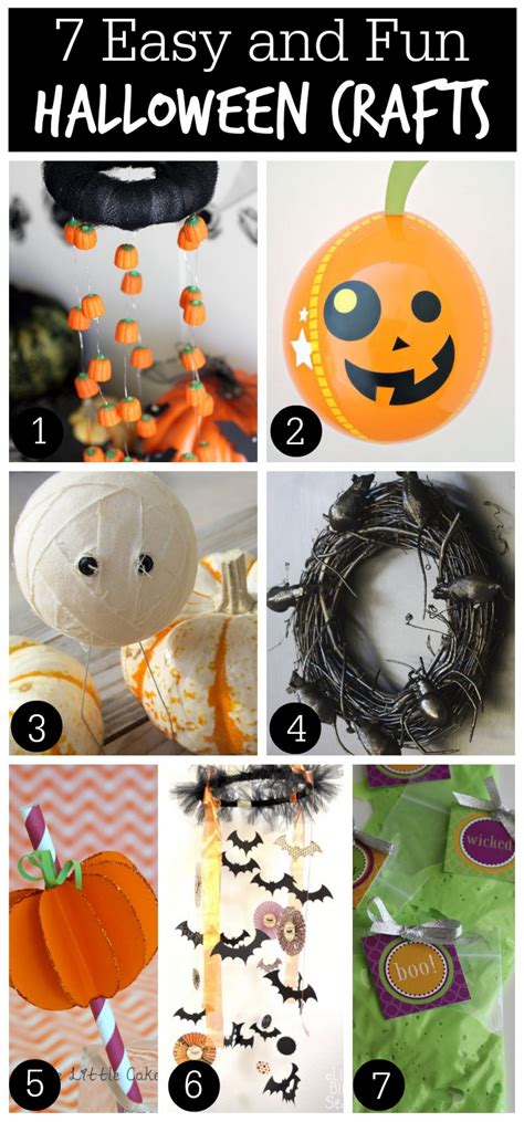 7 Easy Halloween Crafts | Catch My Party