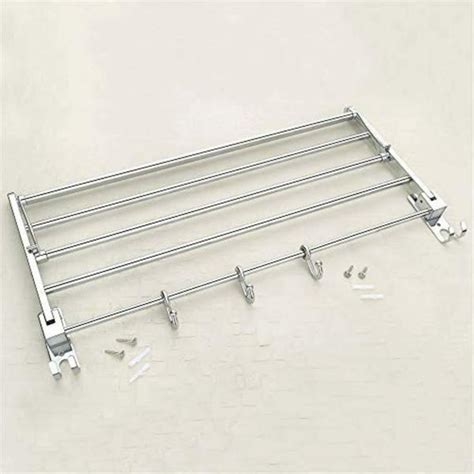 Callidus Lavish Stainless Steel Folding Towel Rack For Bathroom Towel