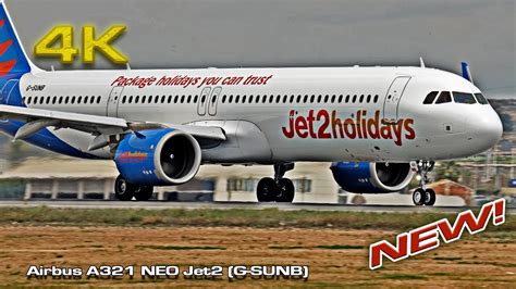 Airbus A Neo Jet G Sunb New Youtube