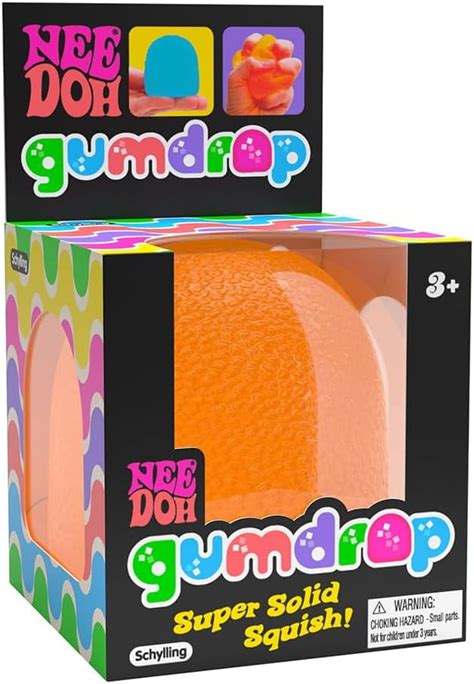 Schylling Needoh Gumdrop Soft Sensory Fidget Toy Collectible