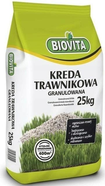 Nawóz Wapno Kreda Granulowana Do Trawnika 25kg Biovita Ceny i opinie