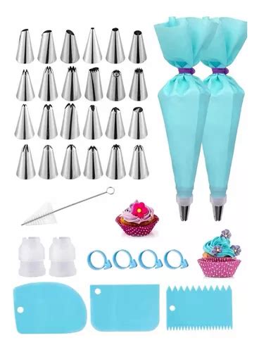 Kit De Reposteria De 36 Piezas Mangas Boquillas Moldes MercadoLibre