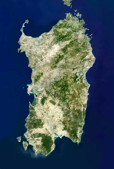 Sardinia Map Or Map Of Sardinia