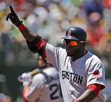 Red Sox Designated Hitter David Ortiz Hits 400th Home Run