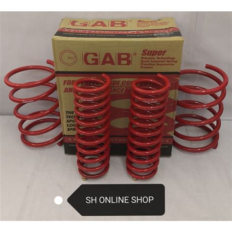 Gab Sport Coil Spring For Proton Wira Satria Waja Gen Persona