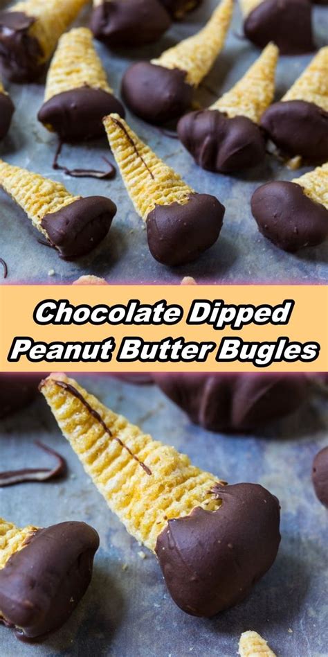 Chocolate Dipped Peanut Butter Bugles Artofit