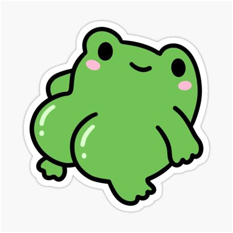 Frog Butt Sticker For Sale By Daniel St Redbubble