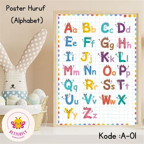 Jual Poster Huruf Alphabet Aestethic Estetik Shopee Indonesia