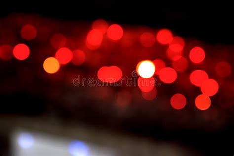 Abstract Red Blur Bokeh Background Stock Image - Image of balls, effect ...