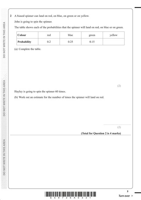 SOLUTION Edexcel GCSE Maths Paper 1 LOCKED SET 4 Studypool