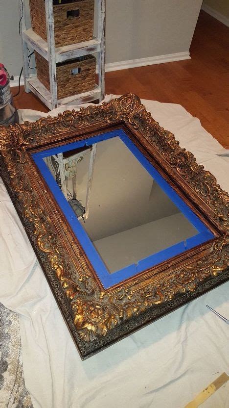 How To Paint An Ornate Mirror To Get An Updated Look DIY Ornate