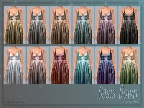 The Sims Resource Trillyke Oasis Gown