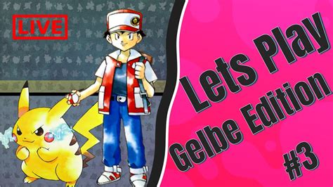 Live Lets Play Pokemon Gelbe Edition Pokemon Retro Games YouTube