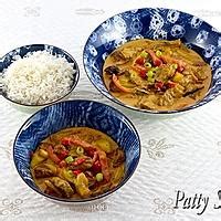 Recette de Bœuf au curry vert et lait de coco