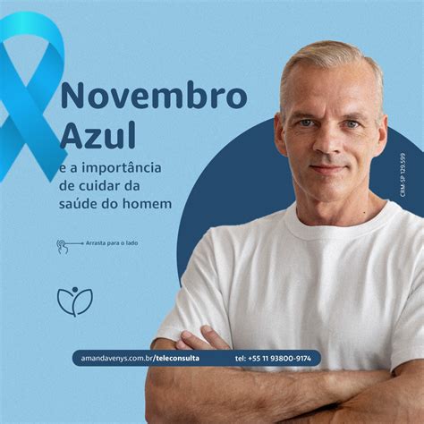 Novembro Azul e a importância de cuidar da saúde do homem Dra Amanda