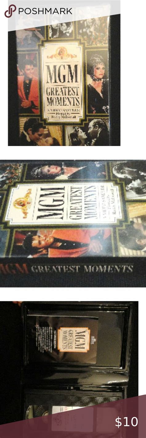 MGM Greatest Moments-VHS TAPE | Mgm, Vhs tape, Vhs