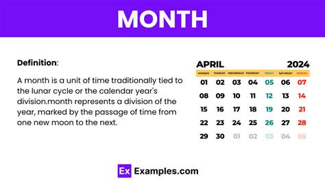 Month - Examples, Definition, Tools, Importance, Uses 