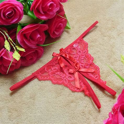 Hot Sale New Women Fashion Sexy Butterfly Lace Breathable Underwear C String Panties Thongs Lady