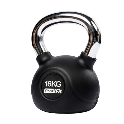 Гиря обрезиненная с хромированной ручкой PROFI-FIT купить в Москве по ...
