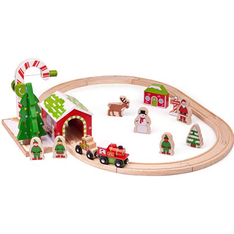 Winter Wonderland Train Set - Bigjigs Toys Vehicles & Trains | Maisonette