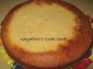 Eggless Simple Vanilla Cake Gayathri S Cook Spot