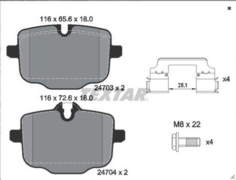 Pastilha De Freio Traseira Bmw Ix 40 E Ix 50 2021 A 2023 Freio Max