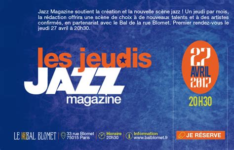 Soir E Jazz Magazine Au Bal Blomet Imep Paris College Of Music