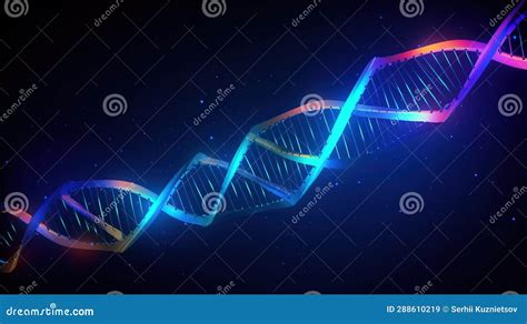 Human Structure Of DNA Researches Of Chromosomes AI Generated Stock