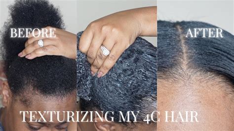 Texturizing My Natural 4c Hair After 10 Years Of Being Natural How To Texturize Hair Youtube