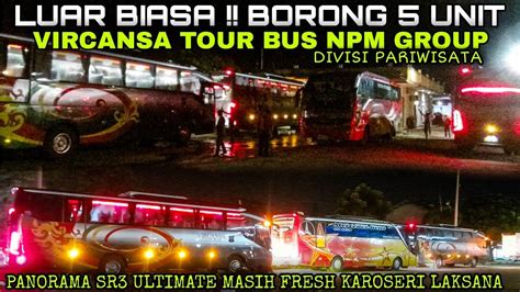 Luar Biasa Borong 5 Unit Vircansa Tour Bus Npm Group Masih Fresh