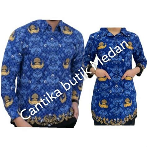 Jual Baju Korpri Jumbo L Standar Terbaru Batik Korpri Shopee Indonesia