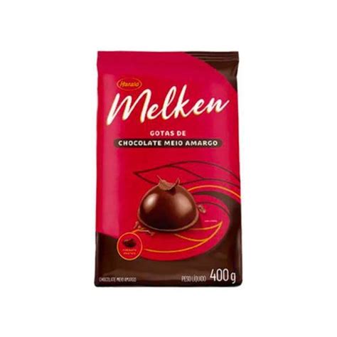 HARALD MELKEN GOTAS 400g MEIO AMARGO Gotas De Chocolate Magazine