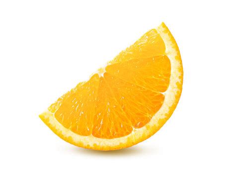 Half Orange Slice Vector