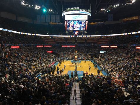 Section 110 At Chesapeake Energy Arena Oklahoma City Thunder