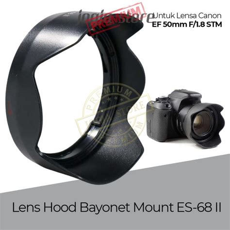 Jual Lens Hood Mm Es Ii Hood Tudung Lensa Canon Ef Mm F Stm