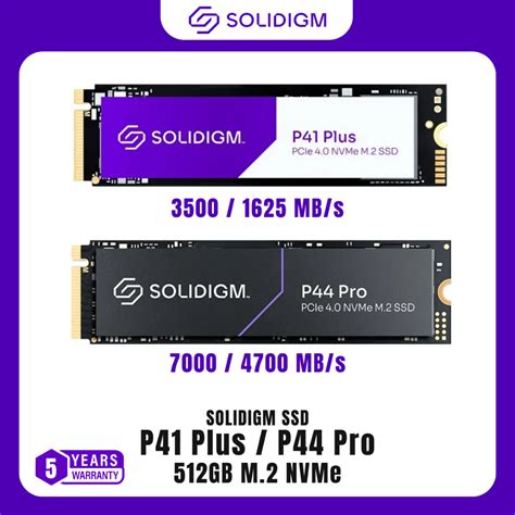 Solidigm Ssd P41 Plus P44 Pro ขนาด 512gb M2 Nvme Pcle 40 X4