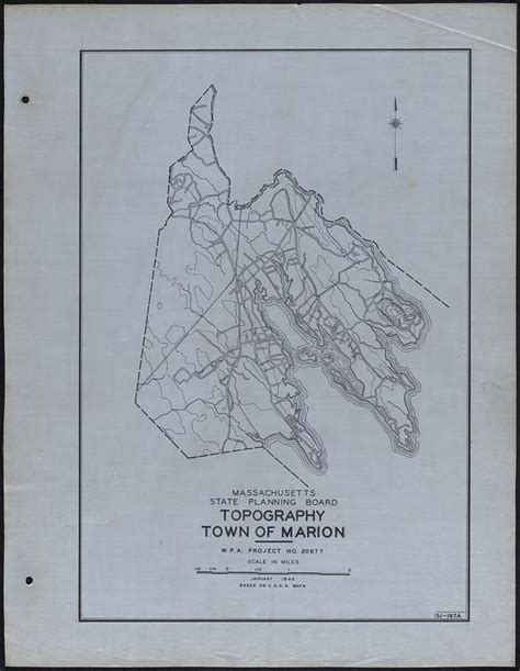 Topography Town Of Marion Digital Commonwealth