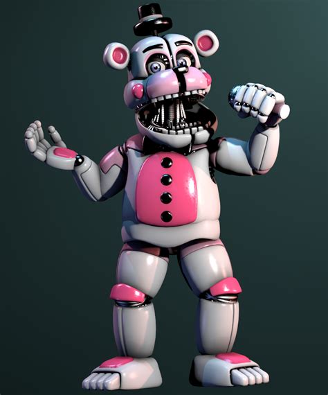 Prototype Funtime Freddy Full Body Render Pose 2 By Basilisk2002 On