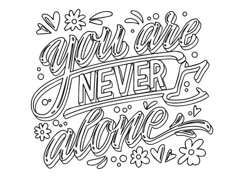 Quotes About Mental Health Coloring Page Free Printable Coloring Pages